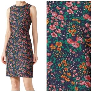 J. Crew Valerie Jacquard Dress Floral 2